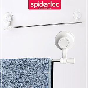 [2개구성] 굿센스 스텐 스테인레스 큐방걸이 욕실걸이 스파이더락 수건걸이20 강력흡착판 LW1212FE