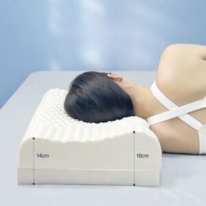 높은베개 목편한 라텍스 배게 12cm 허리 가정용 메모리폼 커버 스트레칭