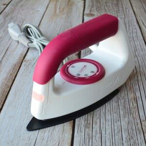 미니 전기다리미 온도조절 건식 다림질 휴대용 의류 관리용 다리미