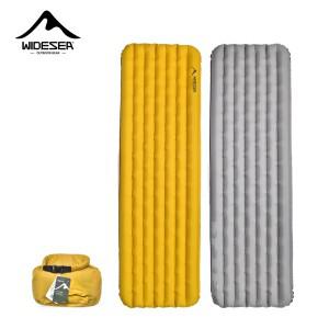 Widesea 캠핑 7.6R 풍선 패드 이중 두꺼운 초경량 매트리스 자체 팽창은 야외 하이킹 여행에 적합합니다.