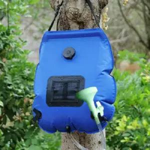 캠핑용 20L 샤워 물주머니 휴대용 접이식 물통 아웃도어 샤워백