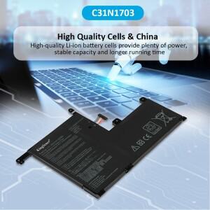 KingSener 노트북 배터리 ASUS Zenbook Flip UX561U Q525U C31N1703