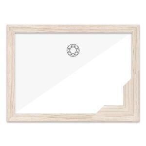 [2개구성] 패브릭형 30x30 고급형 우드 라떼 보석십자수 액자 페인팅 큐빅십자수 비즈십자수 KWB609A1