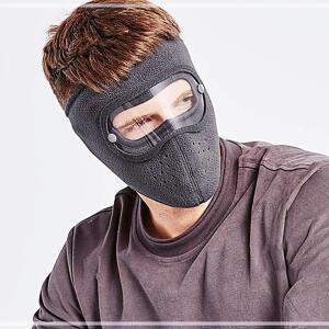 [2개구성] 이시아르 겨울 동계 그레이 2개세트 HI-2 라이딩마스크 오토바이 배달 안면마스크 KWB62518