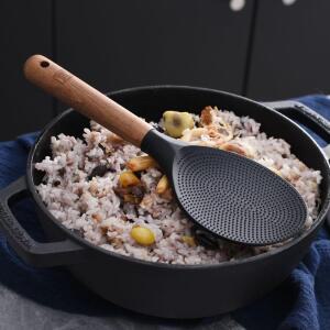 [2개구성] 바겐슈타이거 플렉시벨 실리콘 주걱_블랙 요리스푼 키친툴 조리도구 AWC944D9