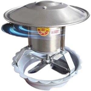 화목난로 배기팬 연통 굴뚝파이프용 역풍 흡출기 배기 환풍 캠핑 구멍80mm 바람 굴뚝