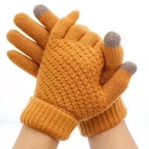 [다잇템] 여성 와플 스마트 터치 남성 연인 골지 보온 장갑_20086625_588872