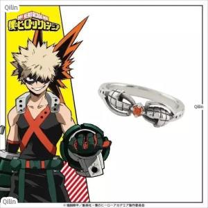 나의히어로아카데미아 나히아 히로아카 캐릭터 반지 히어로 상징 링 바쿠고 토도로키 미도리야