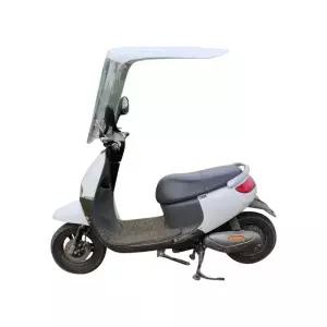 오토바이 햇빛 가리개 비 배달 햇빛가리개 화이트 커버 바이크 전기