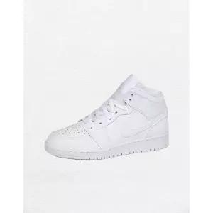 [나이키]BG 스니커즈 에어 조던 1 미드 트리플화이트 554725-130