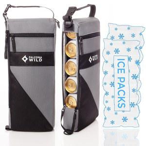 팔코나 와일드 골프 쿨러백 몇 및 - - 6캔 - 깔끔하게 골프백에 차갑게 맥주 2개 유지 맞도록 액세서리 보관 음료를 2개와 아이스팩 시간 단열 쿨러 슬리브 동안