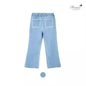 [페리미츠] 여아 앞포켓 벨버텀 데님팬츠 초등 유아봄청바지 P2615Q251_CJ
