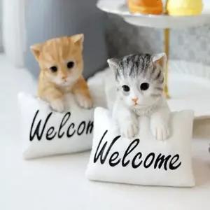 [하프클럽/셀러허브]쿠션 고양이 2컬러 데코용품 장식품 인테리어소품