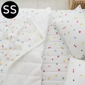 ( )파인 여름 간절기이불 패드세트 슈퍼싱글SS화이트 사계절 따뜻한 이불 간절기