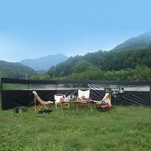 투명가림막7.2m 스크린타프 사이드월 바람막이 먼지차단 화면