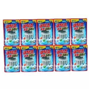 세정크리너 세탁조 450g 10개입 세탁기 청소 세제