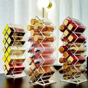 [하프클럽/셀러허브]화장품 립스틱 진열대 정리 수납 아크릴 꽂이 보관