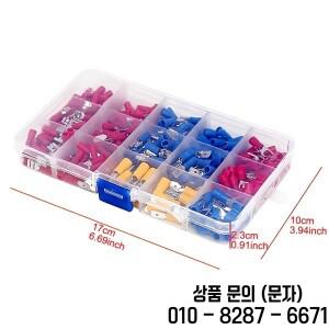 280pcs 와이어 커넥터 키트 남성 절연 단자 콜드 크림프 모듬 스페이드