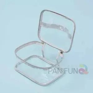 [라일리] Rly 방수 투명파우치 실버 여행용파우치 비치가방 사각