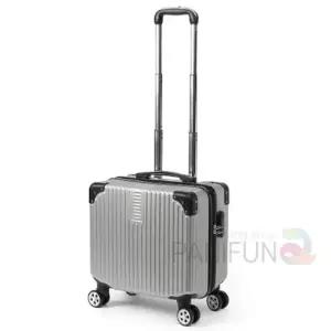 [라일리] Rly 미니캐리어 18형 실버 기내용가방 여행캐리어 바