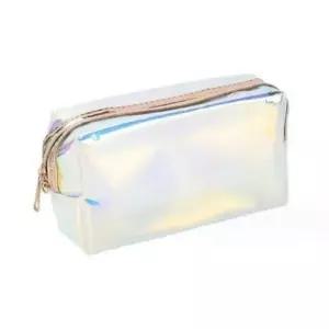 [라일리] Rly 레인보우 오로라 사각 파우치 홀로그램 오로라 삼