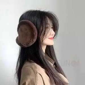 [라일리] Rly 여성 방한귀마개 초코브라운 겨울귀마개 귀도리 여