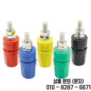 바나나 잭 소켓 바인딩 포스트 플러그 커넥터 M4X36 순수 구리 단자 4mm 20A 5 개