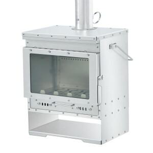 Soomloom 스테인리스 스틸 아웃도어 캠핑 벽난로 휴대용 이차 연소 나무 스토브 장작 히터 아늑한 모험을