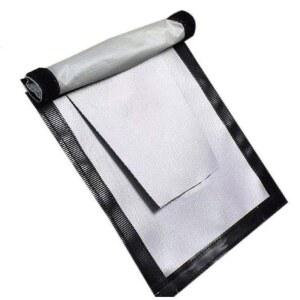 잡초뽑기 내화천 고온 저항 단열 패드 난연 유리 섬유 야외 텐트 장작 난로