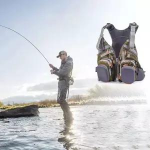 낚시조끼 갯바위 바다 민물 낚시 조끼 부력 구명 낚시복 구명조끼