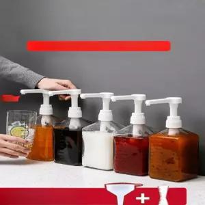 카페 시럽 디스펜서 소스 펌프 보관통 펌핑 양념 다용도 판매 판매