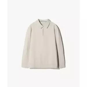 [STCO]남자 봄 데일리 긴팔 카라 니트 아이보리 출근 비즈니스 캐주얼_KJ