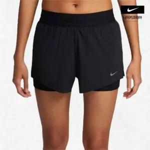 [나이키] 스위프트 여성 드라이 핏 미드라이즈 투인원 러닝 쇼츠 HJ5377-010 2557173