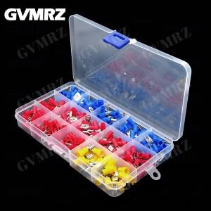 280개 와이어 커넥터 키트 남성용 절연 단자 콜드 크림프 다양한 스페이드