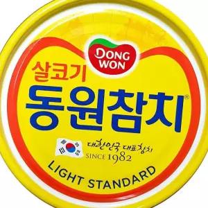 (올핀)참치캔 동원 살코기라이트스탠다드 200g 12개 세트