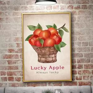 골드알루미늄 2.베이지바탕 빨강사과바구니_A2