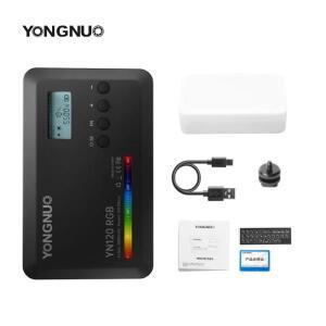 YONGNUO YN120 RGB LED 비디오 라이트 2500K-9900K 사진 조명 3000mAh 스튜디오 램프 Tiktok 용 휴대용 포
