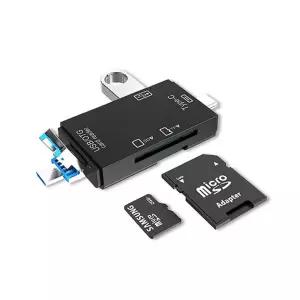멀티리더기 SMJ C타입 OTG카드 USB 2.0 TF 블랙박스 메모리 리더기
