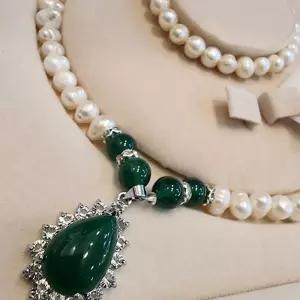 목걸이 여성 선물세트 못난이 담수 진주 팔찌 귀걸이 쥬얼리