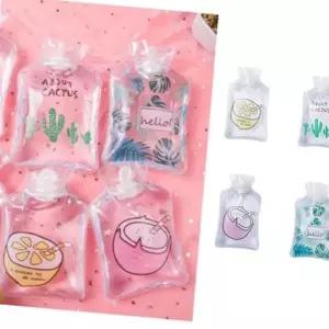 (다올)휴대용 미니 물주머니 3p 투명 겨울 보온