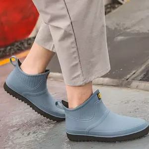 장화 남성 주방청소 발목장화 고무장화