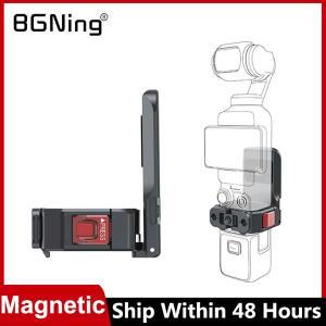 DJI호환 Osmo Pocket 3 확장 브래킷 마그네틱 프레임 180용 ° 조정 가능한 접이식 삼각대 마운트 1/4 나사