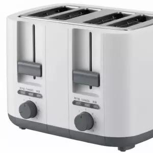 토스터기 COMS 와이드슬롯 4구 토스트기 굽기조절 조리기기