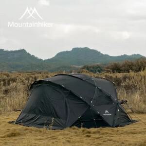 Mountainhiker 봄 겨울 210D 옥스포드 방수 반구형 돔 텐트 터널 레저 태양 보호 캠핑