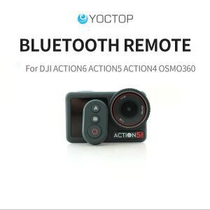 DJI호환 Action6 5 Pro/4 Osmo 360 스포츠 카메라 블루투스 리모컨 셀카봉 액세서리에 적합
