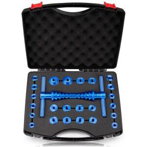 휠 허브용 데브비쿠 25PCS 자전거 베어링 프레스 키트, 부싱 공구가 포함된 소프트 테일 프레임 피벗 포인트 설치