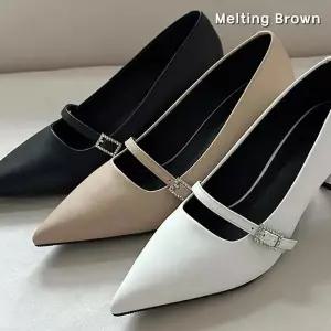 [멜팅브라운] 여성 가을구두 메리제인 미들힐 MT62 (41551393A)