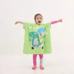 비치타월 리틀디노 후드 유아동 바다 여름 계곡 어린