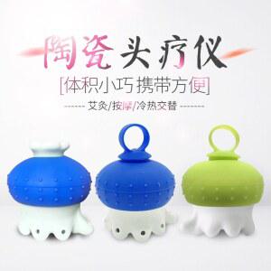 차가운 또는 따뜻한 세라믹 마사지 냄비 머리 얼굴