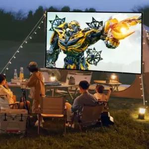 야외용 영화 스크린 150/180/200/250인치 빔스크린 고화질 대형 프로젝션